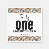 Der erste Geburtstag der BIG Serviette (Vorderseite)