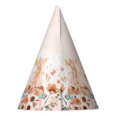 Der erste Geburtstag der verzauberten Wald-Pilzmäd Partyhütchen (Rückseite)