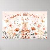 Der erste Geburtstag der verzauberten Wald-Pilzmäd Poster (Vorne)