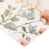 Der erste Geburtstag der verzauberten Wald-Pilzmäd Tischdecke (Schrägansicht)