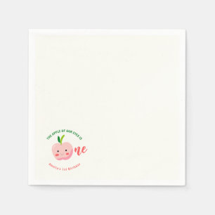 Der erste Geburtstag von "Unsere Augen" Serviette