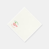 Der erste Geburtstag von "Unsere Augen" Serviette (Ecke)