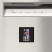 Der erste gepumpte Kampf für Trump Amerika Magnet (In Situ (Geschirrspüler))