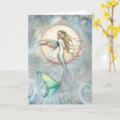 Der erste Geschmack der Sky Leaping Mermaid Card Karte (Gelbe Blume)
