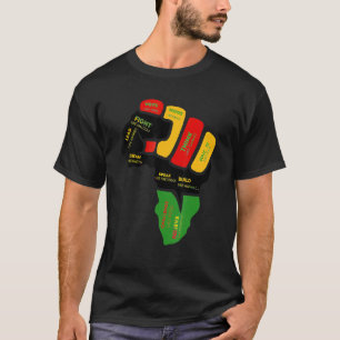 Der erste Hand Black History Montag Pride Dream wi T-Shirt
