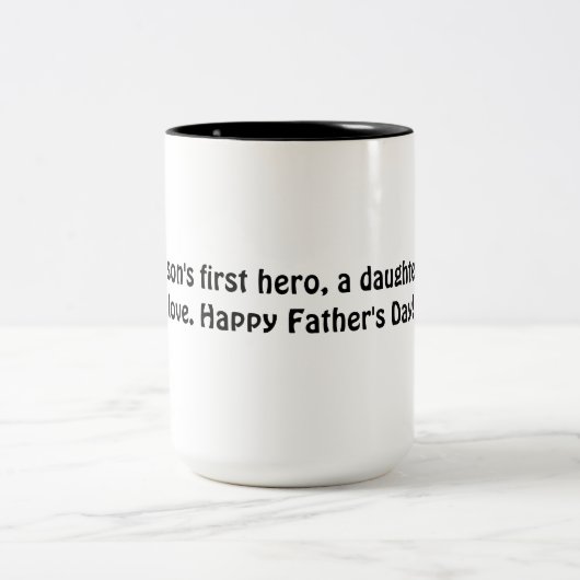 Der erste Held eines Sohnes, die erste Tasse einer (Mittel)