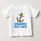 Der erste Kamerad des Großvaters Baby T-shirt (Vorderseite)