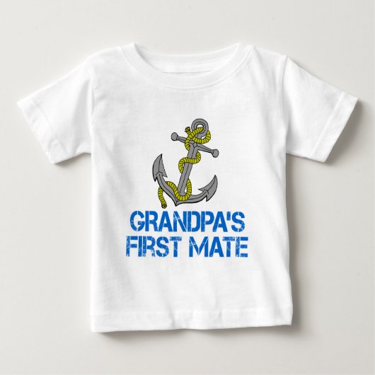Der erste Kamerad des Großvaters Baby T-shirt (Vorderseite)