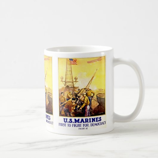Der erste Kampf für Demokratie Kaffeetasse (Rechts)