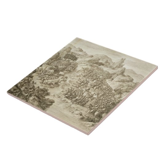 Der erste Kampf zwischen der chinesischen Armee Fliese (Seite)