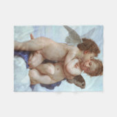 Der erste Kuss, Amor und Psyche, Bouguereau Fleecedecke (Vorderseite (Horizontal))