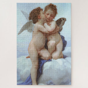 Der erste Kuss, Amor und Psyche, Bouguereau Puzzle