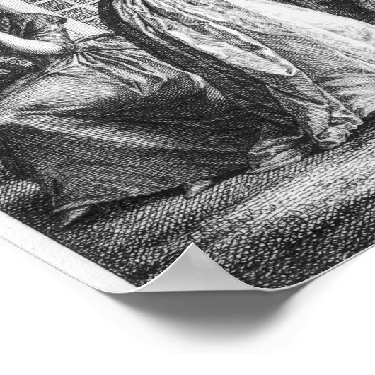 Der erste Kuss der Liebe Poster (Ecke)