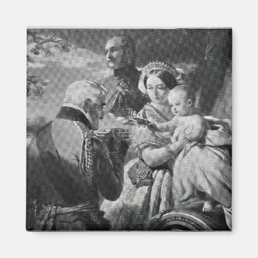 Der erste Mai 1851, graviert von Werner Magnet (Vorne)