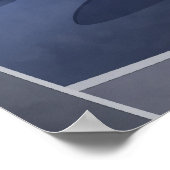 Der erste Mann begrüßt die Außerirdischen Poster (Ecke)