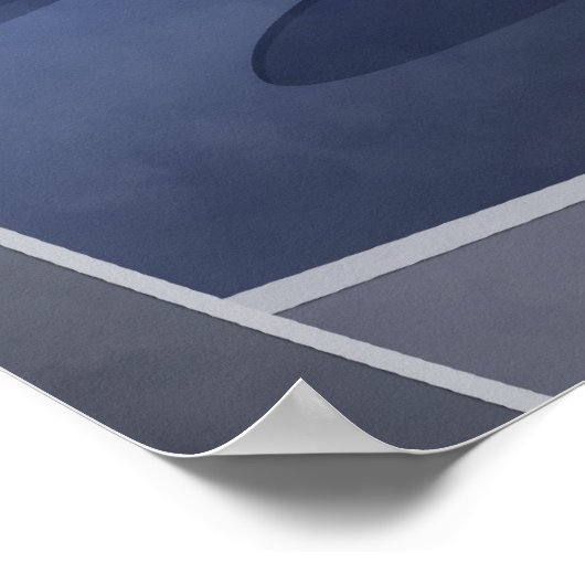 Der erste Mann begrüßt die Außerirdischen Poster (Ecke)