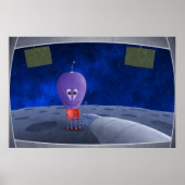 Der erste Mann begrüßt die Außerirdischen Poster (Vorne)