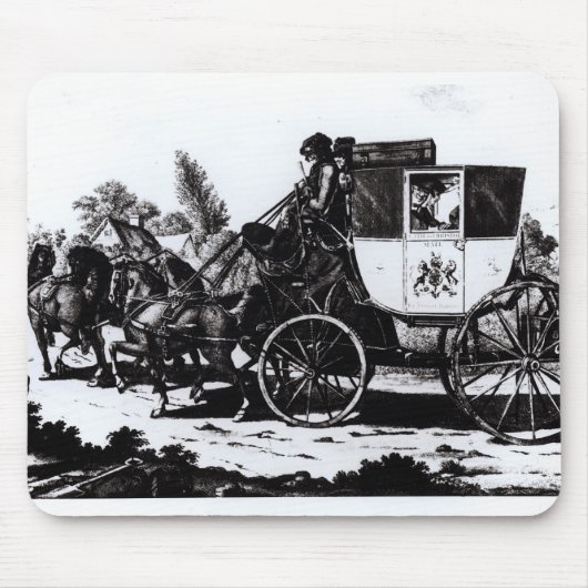 Der erste Post-Zug, 1784 Mousepad (Vorne)