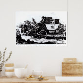 Der erste Postwagen, 1784 Poster (Küche)