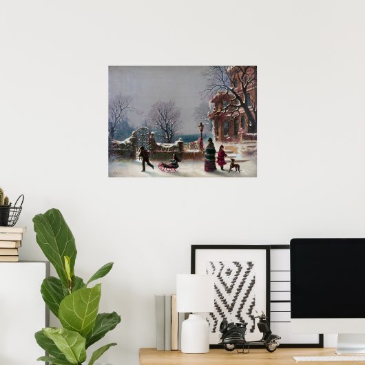 Der erste Schneeballarchiv Poster (Heimbüro)