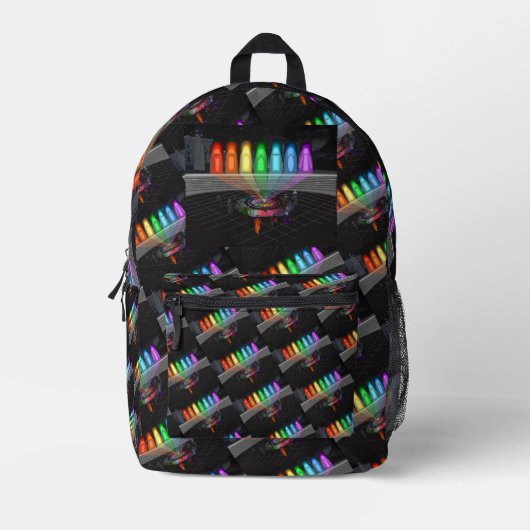 Der erste Schritt Bedruckter Rucksack (Vorderseite)