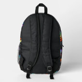 Der erste Schritt Bedruckter Rucksack (Rückseite)