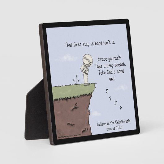 Der erste Schritt Fotoplatte (Vorderseite)