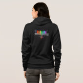Der erste Schritt Hoodie (Schwarz voll)