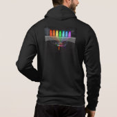 Der erste Schritt Hoodie (Rückseite)