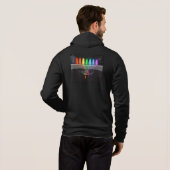 Der erste Schritt Hoodie (Schwarz voll)