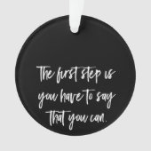 Der erste Schritt ist, dass Sie sagen müssen, dass Ornament (Vorderseite)