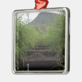 Der erste Schritt lädt zum Wandern ein Ornament Aus Metall (Links)