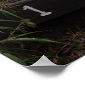 Der erste Schritt lädt zum Wandern ein Poster (Ecke)