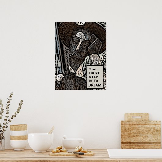 Der erste Schritt Poster (Küche)