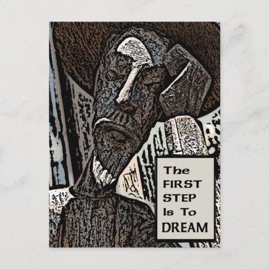 Der erste Schritt Postkarte (Vorderseite)