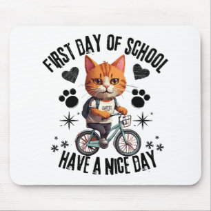 Der erste Schultag ist schön Mousepad