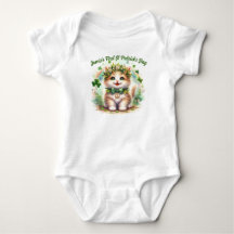 Der erste St. Patrick’s Day des Babys mit individu