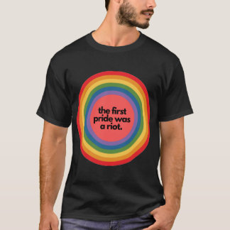 Der erste Stolz war ein Aufruhr Vintage T-Shirt