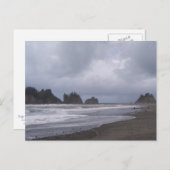 Der erste Strand von LaPush Postkarte (Vorne/Hinten)
