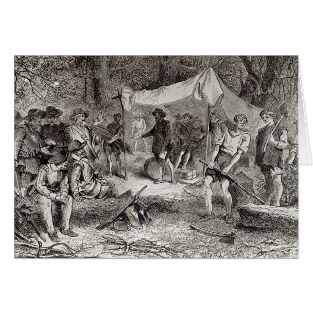 Der erste Tag bei Jamestown (Vorderseite (Horizontal))