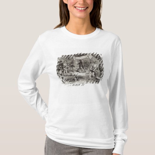 Der erste Tag bei Jamestown T-Shirt (Vorderseite)