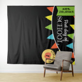 Der erste Tag der Fotokabine Wandteppich (Beispiel (Horizontal))