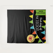 Der erste Tag der Fotokabine Wandteppich (Vorderseite (Horizontal))