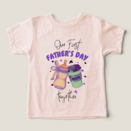 Der erste Tag des Vaters - Matching Outfit/Lila