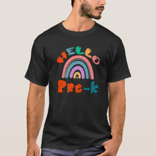 Der erste Tag des vorkischen Lehrers Hallo kehren  T-Shirt