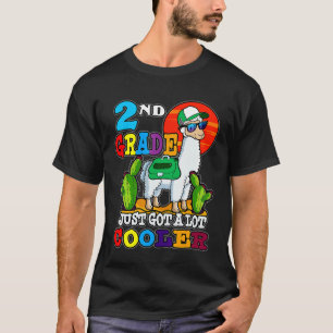 Der erste Tag zurück zur Schule, 2. Klasse Llama C T-Shirt