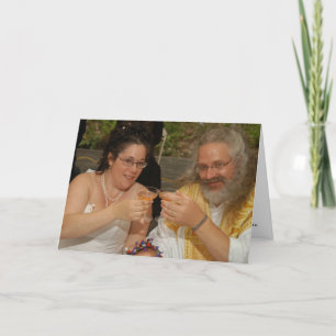 Der erste Toast Dankeskarte