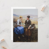 Der erste Trauer (Beileid in Bereavement) Karte (Vorderseite/Rückseite Beispiel)