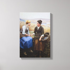 Der erste Trauer (Beileid in Bereavement) Leinwanddruck