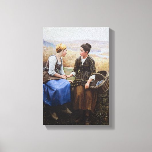 Der erste Trauer (Beileid in Bereavement) Leinwanddruck (Vorderseite)